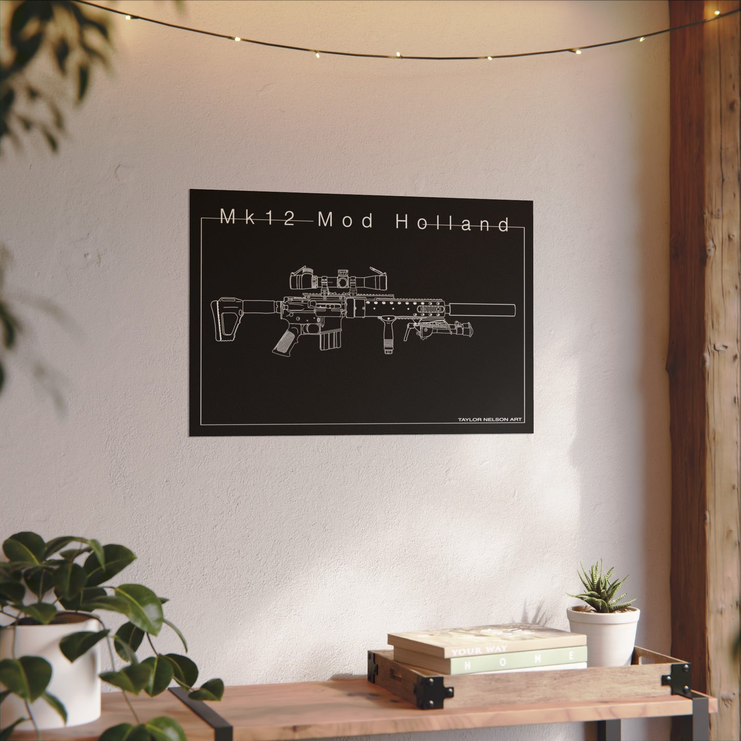 Mk12 Mod "Holland" - Textured Watercolor Matte Print