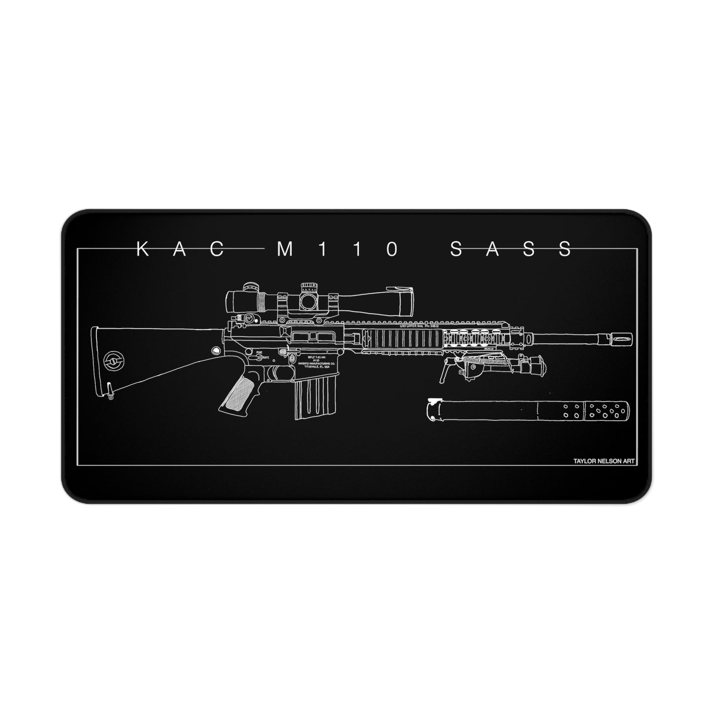 KAC M110 SASS - Desk Mat