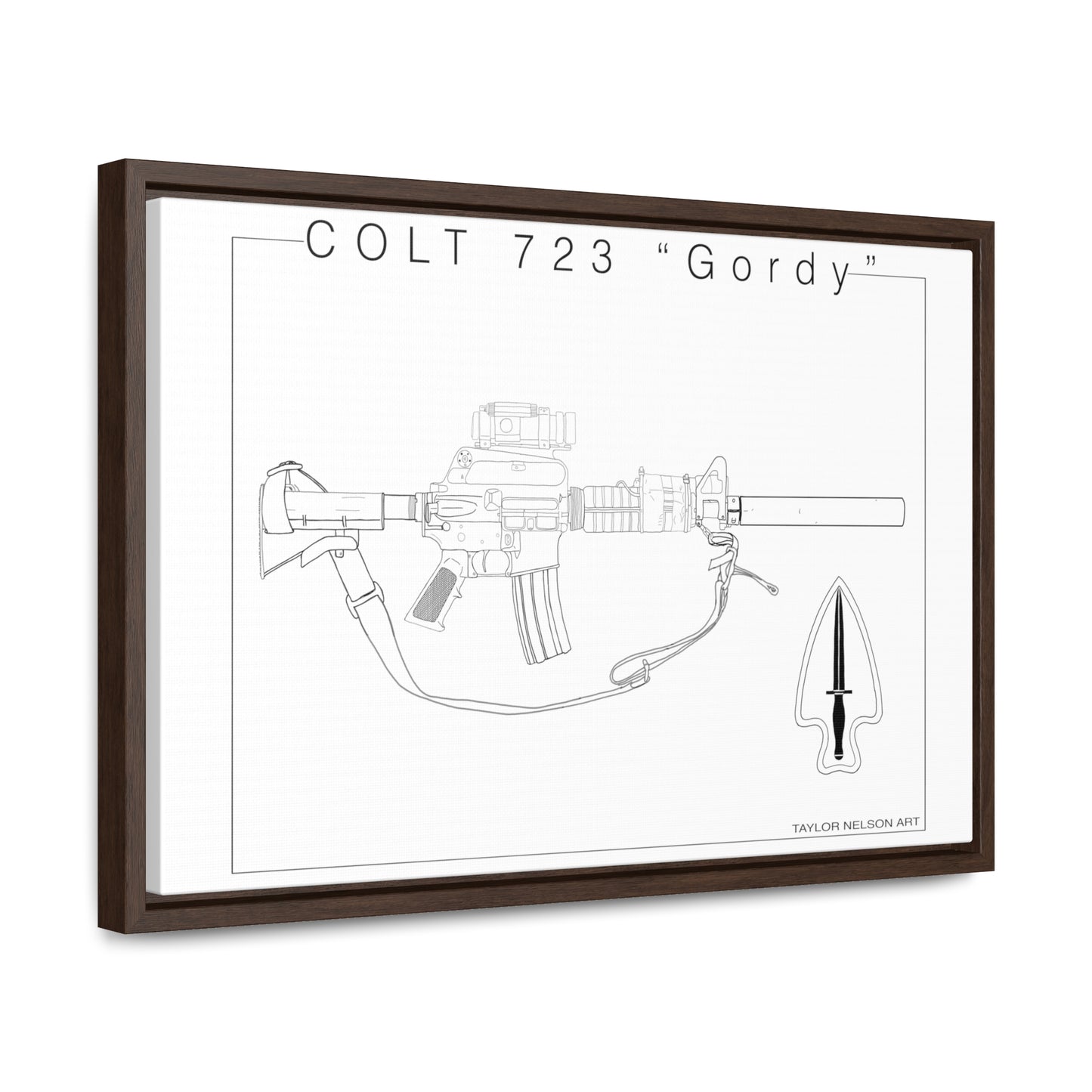 Colt 723 "Colt" - Gallery Canvas Wraps, Horizontal Frame