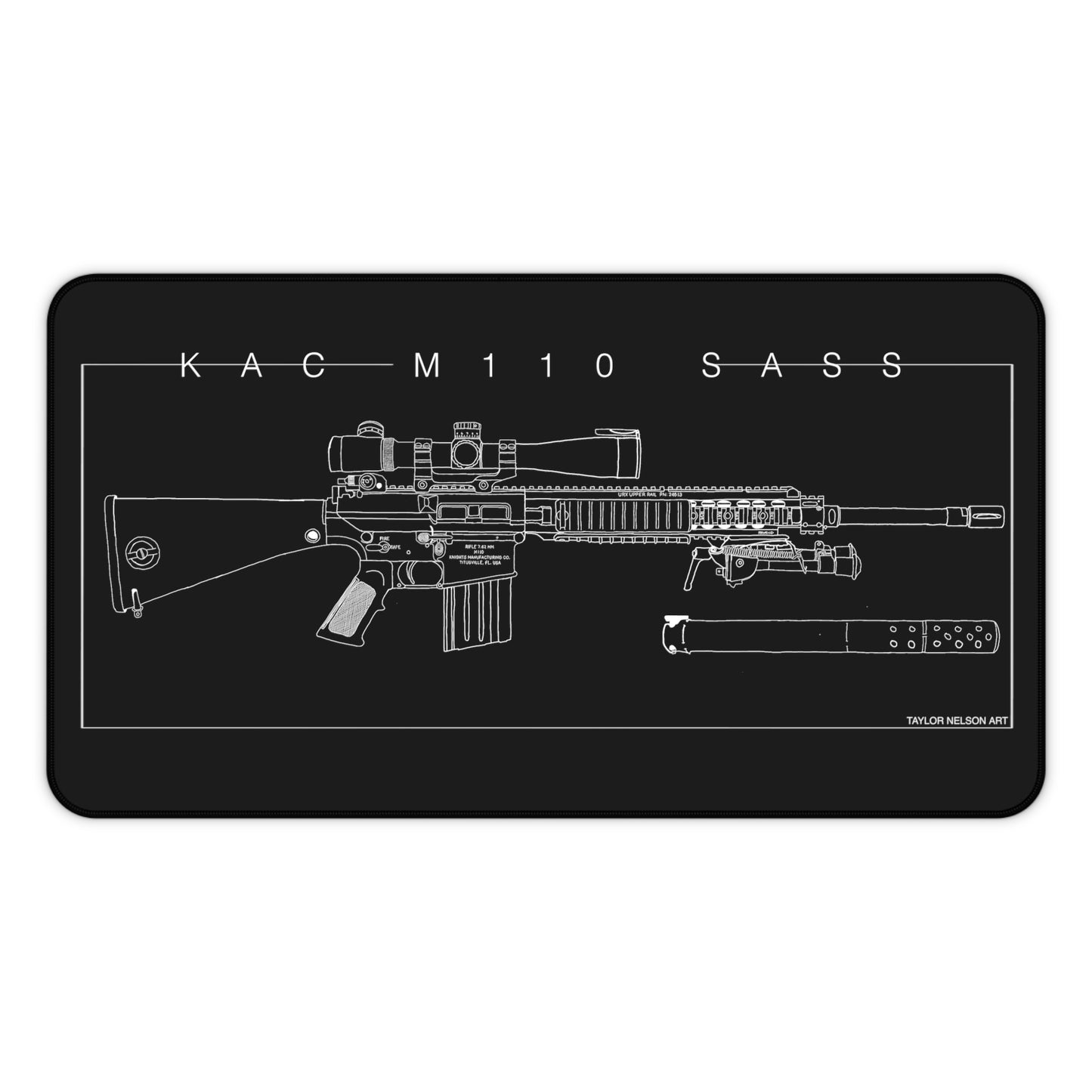 KAC M110 SASS - Desk Mat