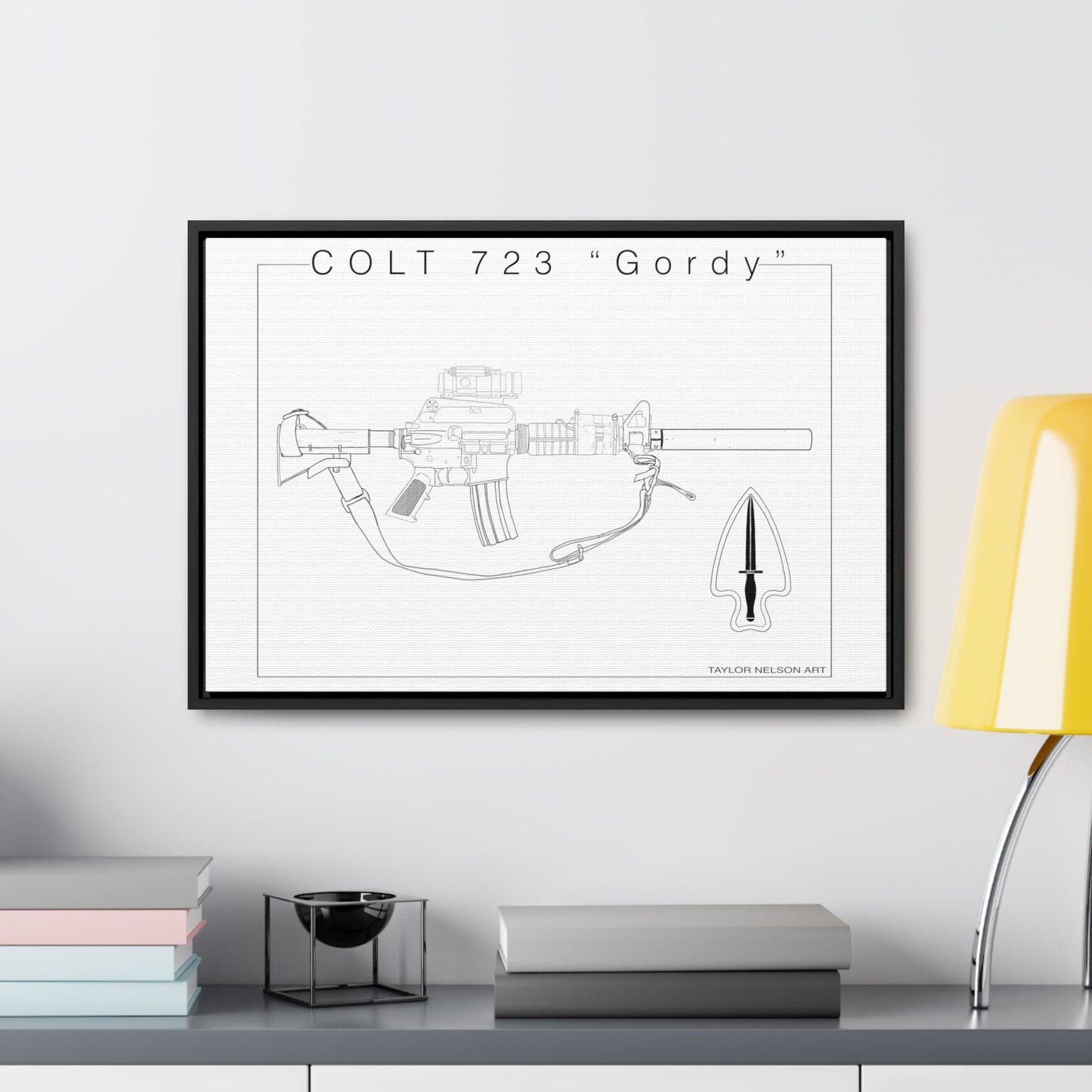 Colt 723 "Colt" - Gallery Canvas Wraps, Horizontal Frame